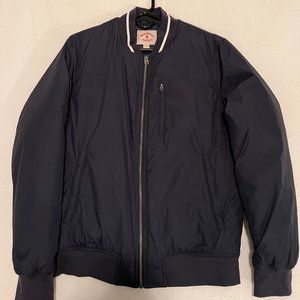 Brooks Brothers Red Fleece Mens Bomber Jacket Navy Large